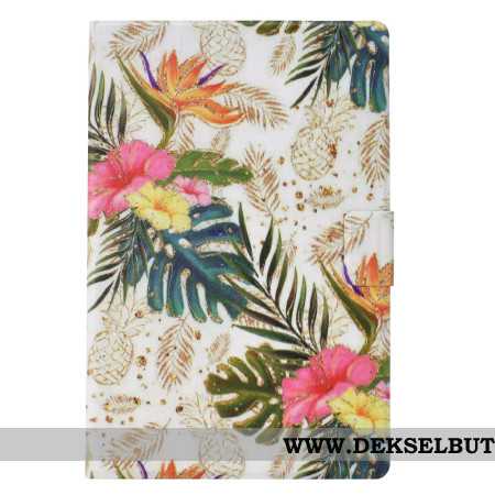 Folio Deksel Samsung Galaxy Tab S11 Gyllen Ananas