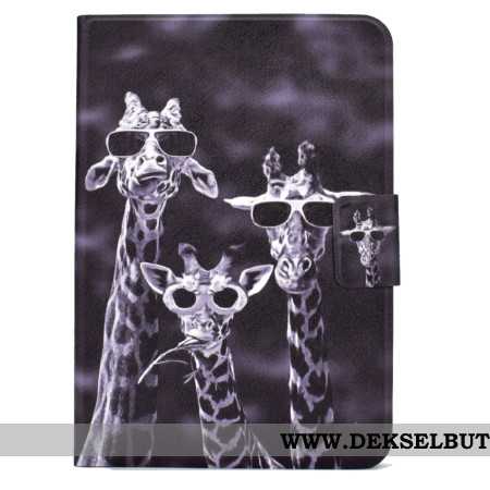 Folio Deksel Samsung Galaxy Tab S11 Tre Sjiraffer