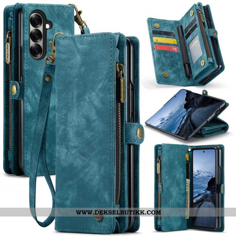 Folio Deksel Samsung Galaxy Z Fold 7 Avtakbar Caseme-lommebok Beskyttelse Deksel