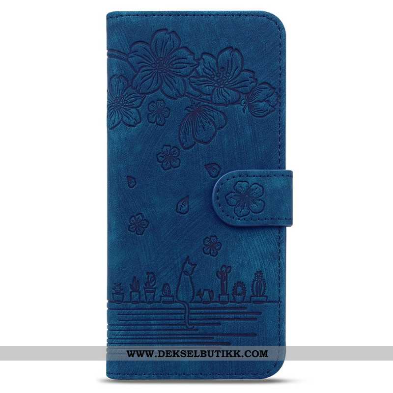 Folio Deksel Samsung Galaxy Z Fold 7 Kattemotiv Beskyttelse Deksel