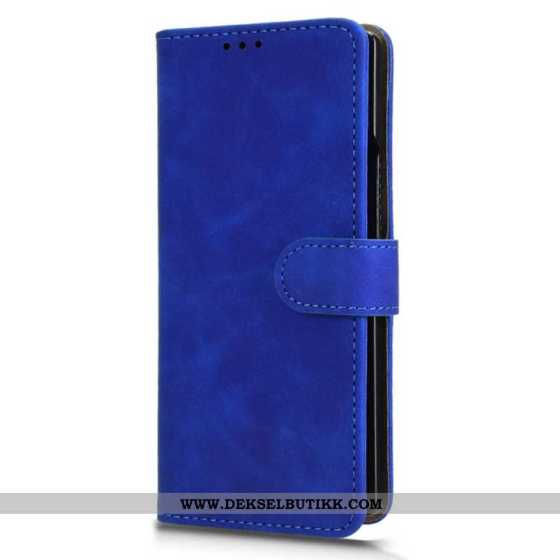 Folio Deksel Samsung Galaxy Z Fold 7 Semsket Skinneffekt