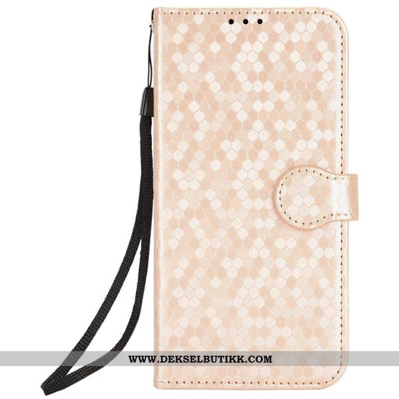 Folio Deksel Sony Xperia 1 Vii Skinnende Prikker