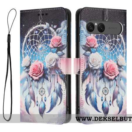 Folio Deksel Sony Xperia 10 Vii Blomsterdrømmefanger Beskyttelse Deksel