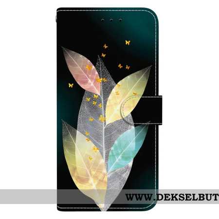Folio Deksel Sony Xperia 10 Vii Fargerike Blader