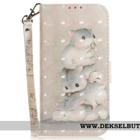 Folio Deksel Sony Xperia 10 Vii Hamstersnor