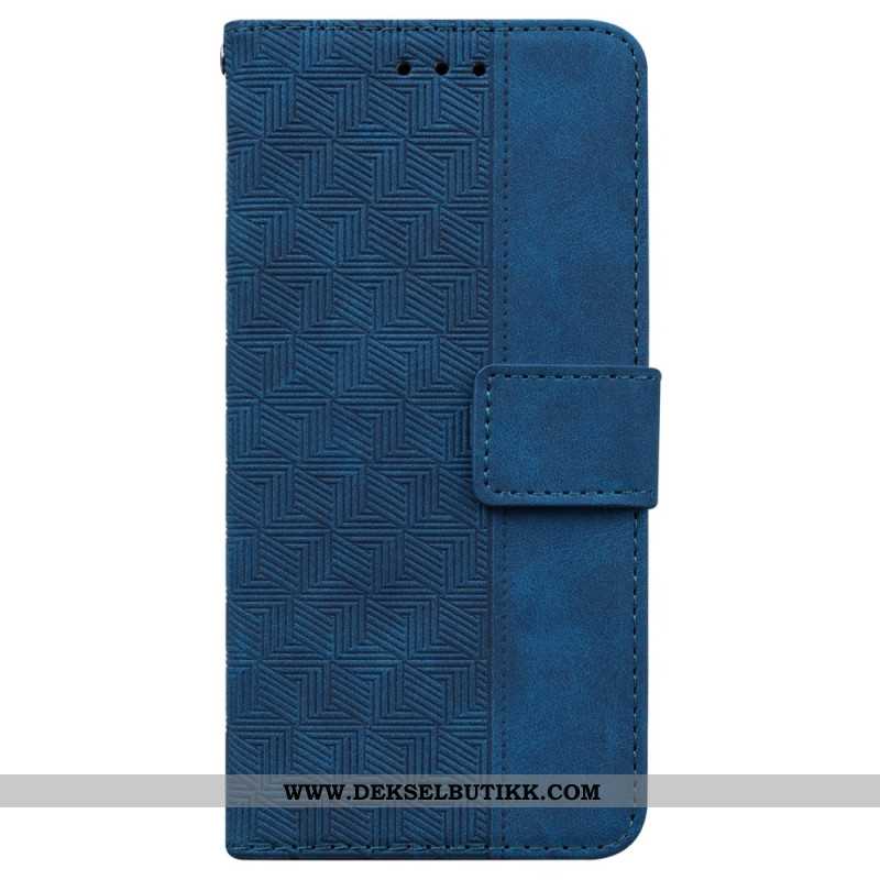 Folio Deksel Sony Xperia 10 Vii Vevd Mønster