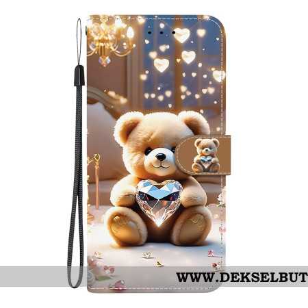 Folio Deksel Til Oneplus Nord 5 Teddybjørnkjærlighet