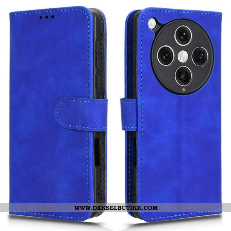 Folio Deksel Til Oppo Find X8 Pro Semsket Skinneffekt