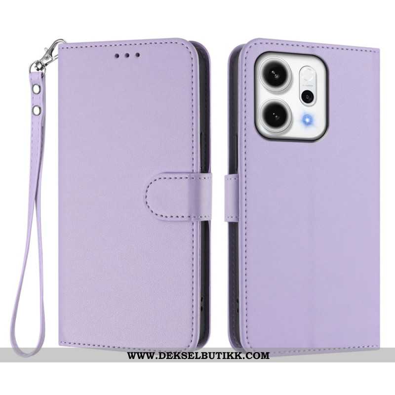 Folio Deksel Til Oppo Reno 14 5g Monokrom