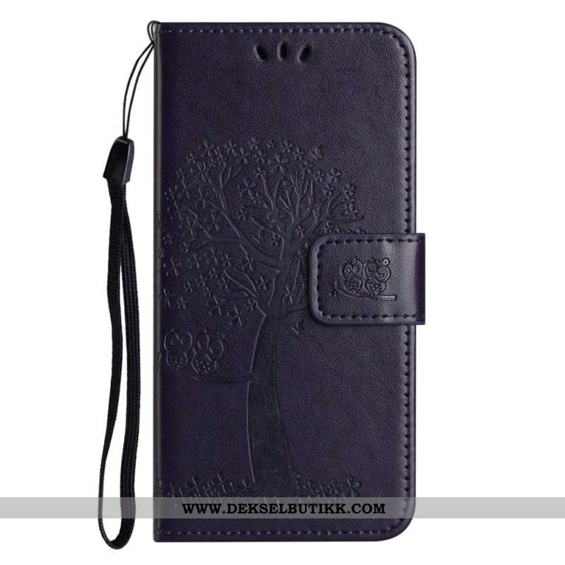 Folio Deksel Til Samsung Galaxy A17 4g / 5g Tre Og Ugler