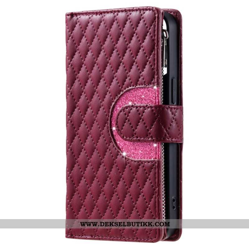 Folio Deksel Til Samsung Galaxy S25 5g Edge Vattert Lommebok