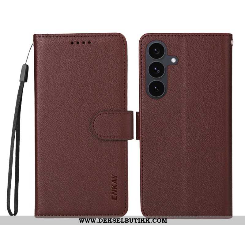 Folio Deksel Til Samsung Galaxy S25 Fe Enkay