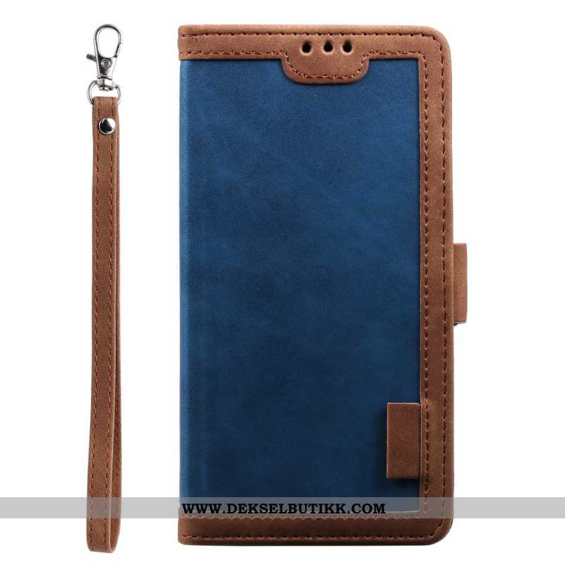 Folio Deksel Til Samsung Galaxy S25 Fe Rfid-lommebok Med Stropp