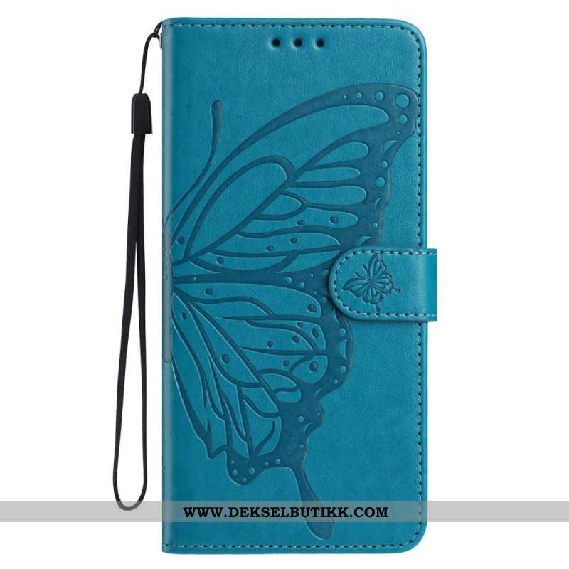 Folio Deksel Til Samsung Galaxy S25 Fe Sommerfugl Design