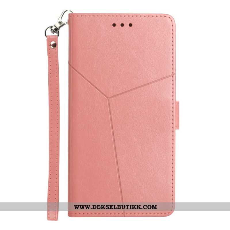 Folio Deksel Til Samsung Galaxy S25 Fe Y-design Med Stropp