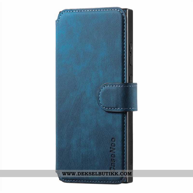 Folio Deksel Til Samsung Galaxy S25 Ultra 5g Avtakbart Magnetisk Rfid Caseneo-etui