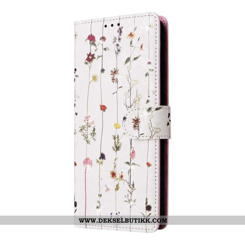Folio Deksel Til Samsung Galaxy S26 Plus Blomster