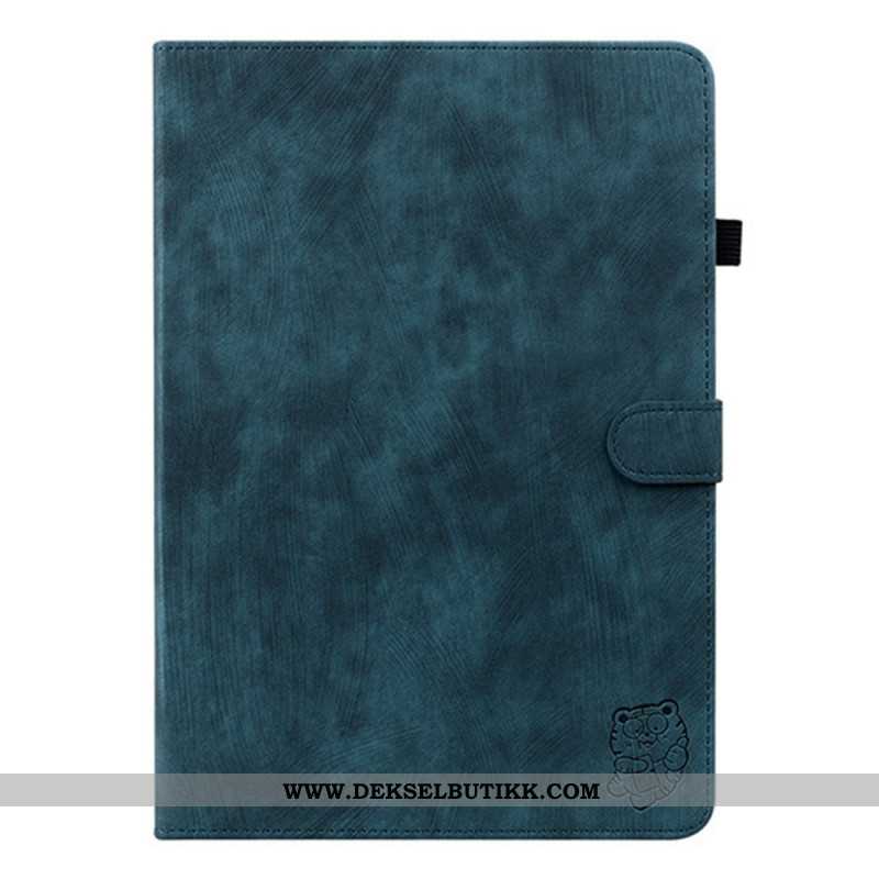 Folio Deksel Til Samsung Galaxy Tab S11 Vintage Semsket Skinneffekt