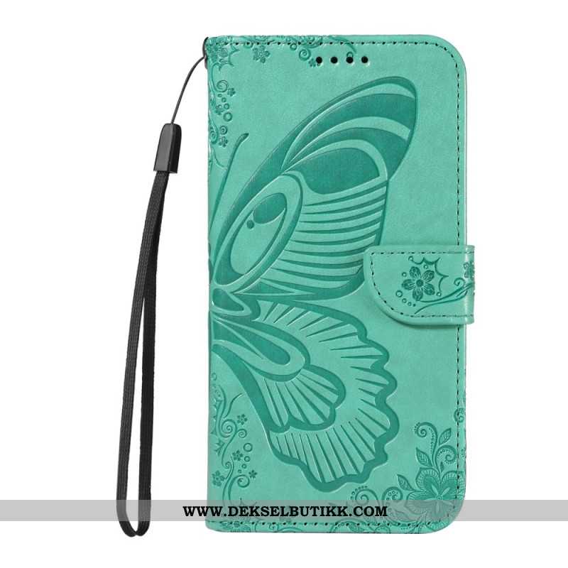 Folio Deksel Til Xiaomi 15 Ultra Sommerfugldesign