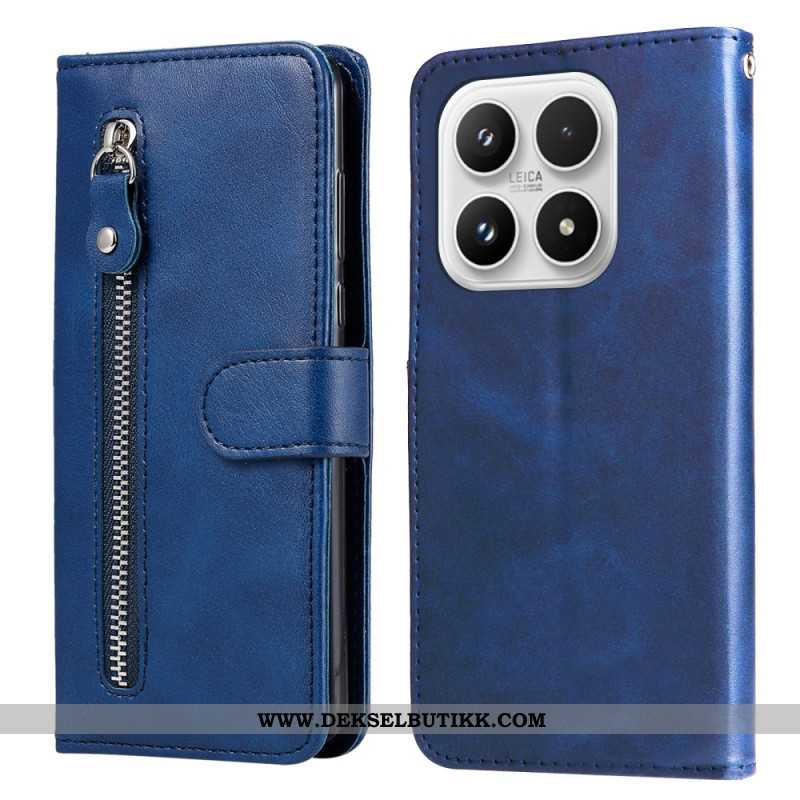 Folio Deksel Til Xiaomi 17 Glidelåslomme