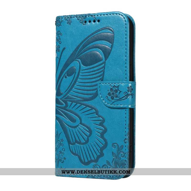 Folio Deksel Til Xiaomi Redmi Note 14 Pro 5g Grafisk Sommerfugl
