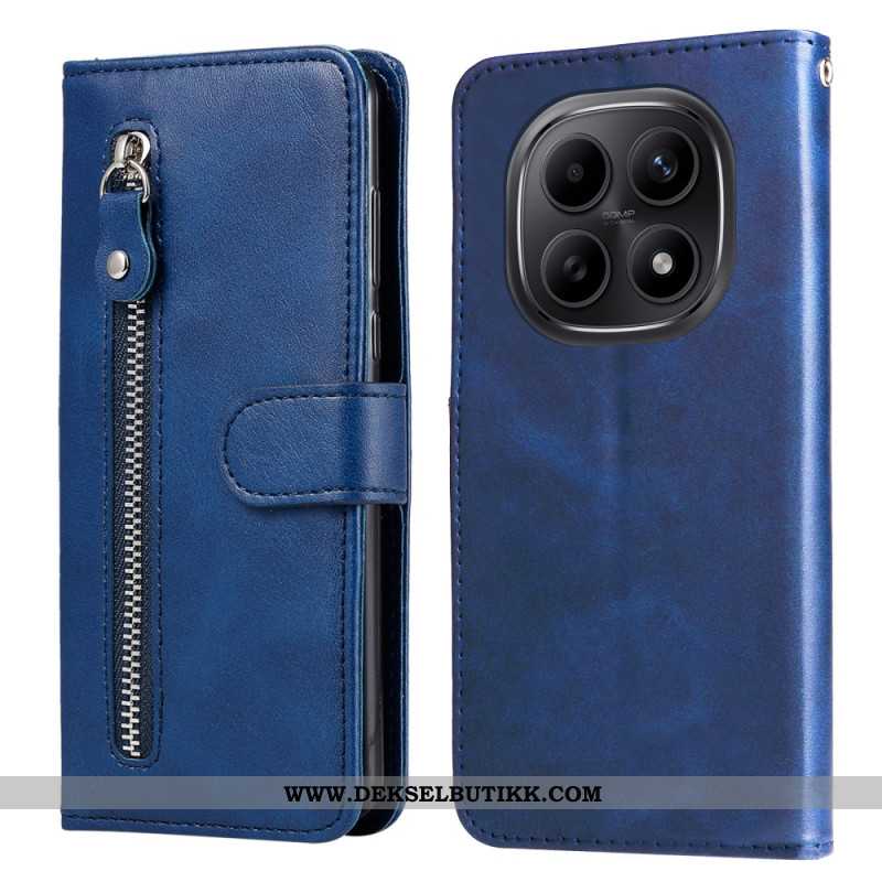 Folio Deksel Til Xiaomi Redmi Note 15 5g Glidelåslomme