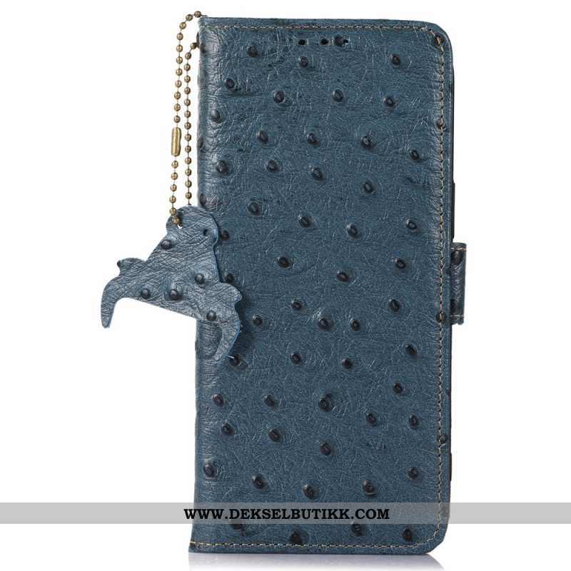 Folio Deksel Til Xiaomi Redmi Note 15 5g Rfid-blokkering Og Ekte Skinn