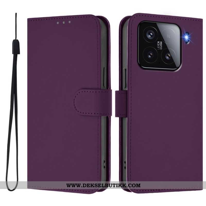 Folio Deksel Xiaomi 15 Integrert Stativ Med Justerbare Synsvinkler Beskyttelse Deksel