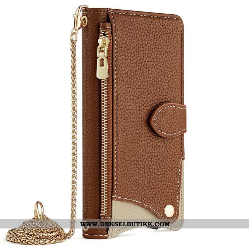 Folio Deksel Xiaomi 15 Lommebok Og Kjede