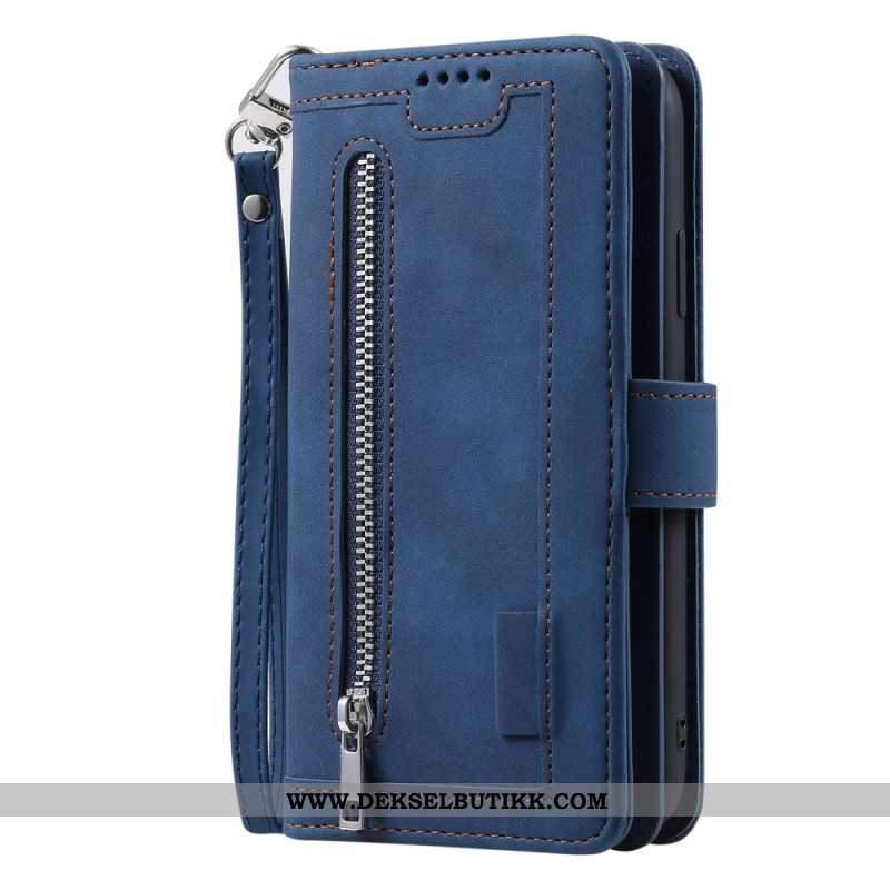 Folio Deksel Xiaomi 15 Pro Lommebok Med 9 Kortspor Beskyttelse Deksel