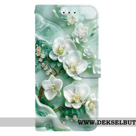 Folio Deksel Xiaomi 15 Ultra Jadeblomster