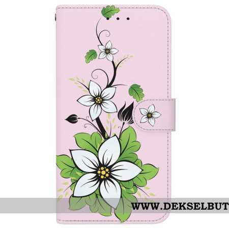 Folio Deksel Xiaomi 15 Ultra Liljemønster