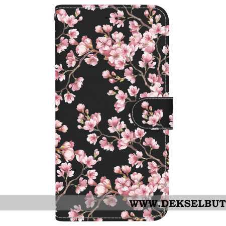 Folio Deksel Xiaomi 15 Ultra Plommeblomster