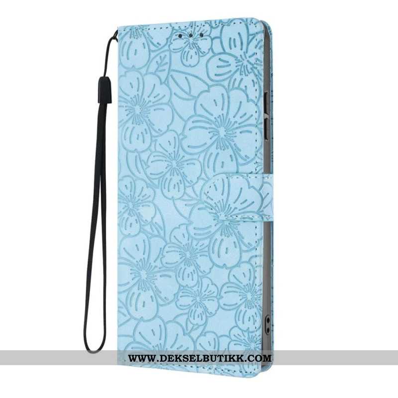 Folio Deksel Xiaomi 15t Pro Blomstergravering