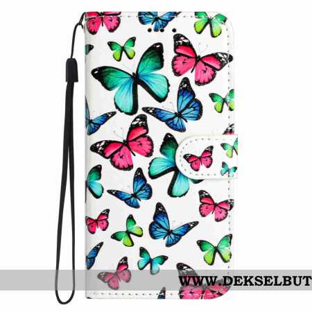 Folio Deksel Xiaomi 15t Pro Fargerike Sommerfugler