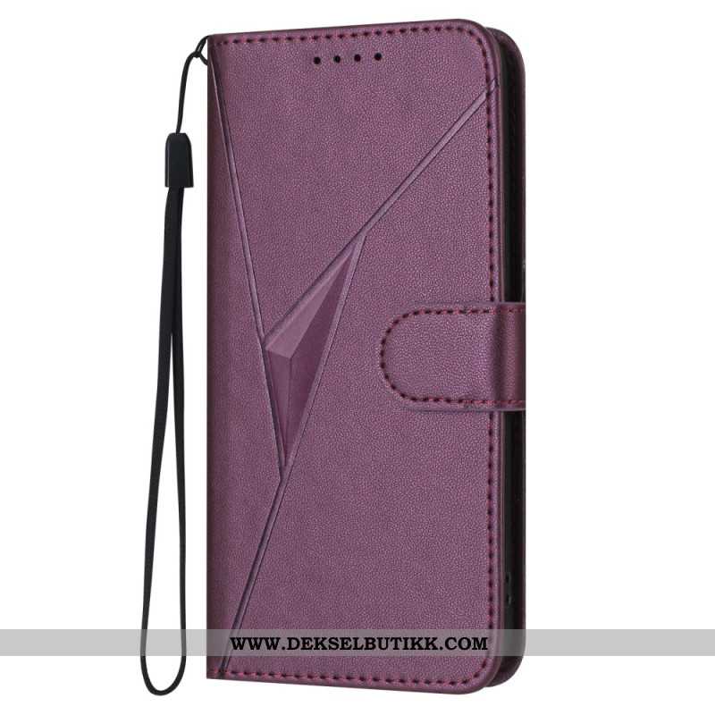 Folio Deksel Xiaomi 15t Pro Trekantmønster