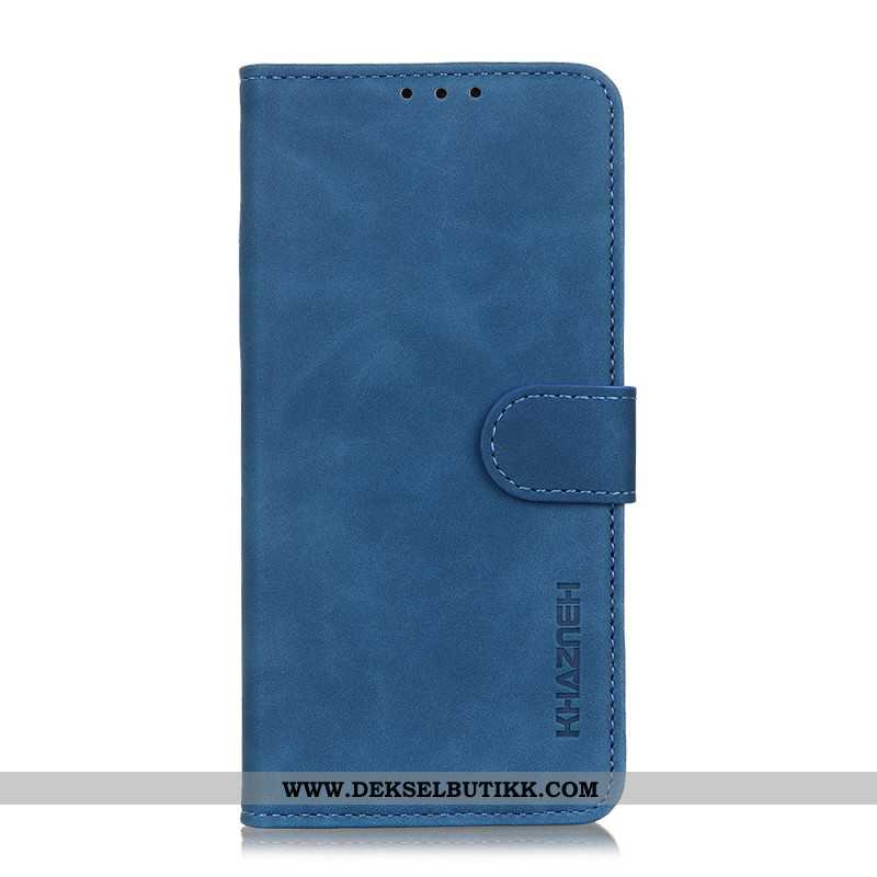 Folio Deksel Xiaomi 15t Semsket Skinneffekt Khazneh Beskyttelse Deksel