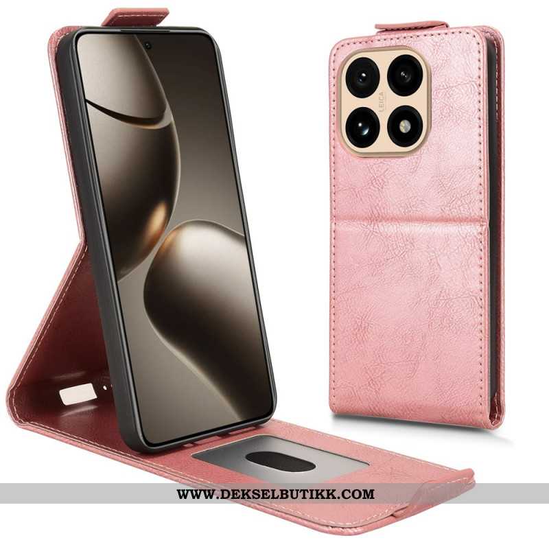 Folio Deksel Xiaomi 15t Vertikal Vending Design Beskyttelse Deksel