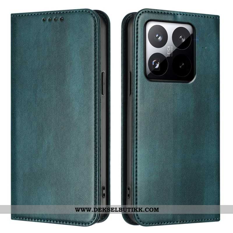 Folio Deksel Xiaomi 15t Vintage-lommebok