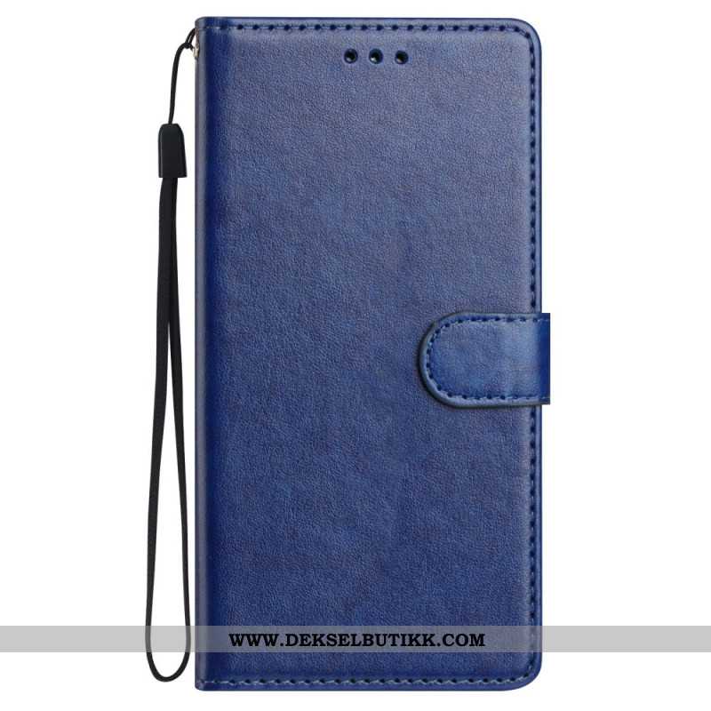 Folio Deksel Xiaomi 17 Ensfarget Kunstskinn