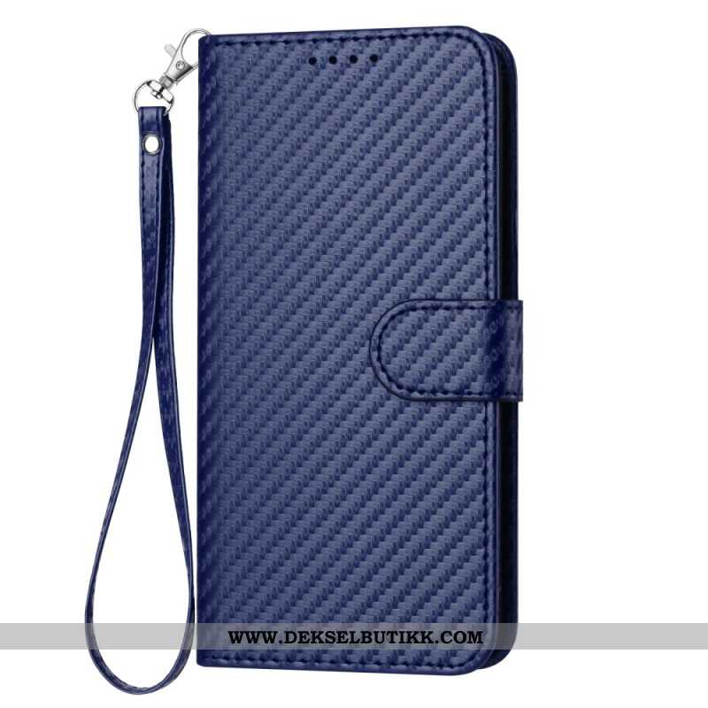 Folio Deksel Xiaomi 17 Karbonfibertekstur