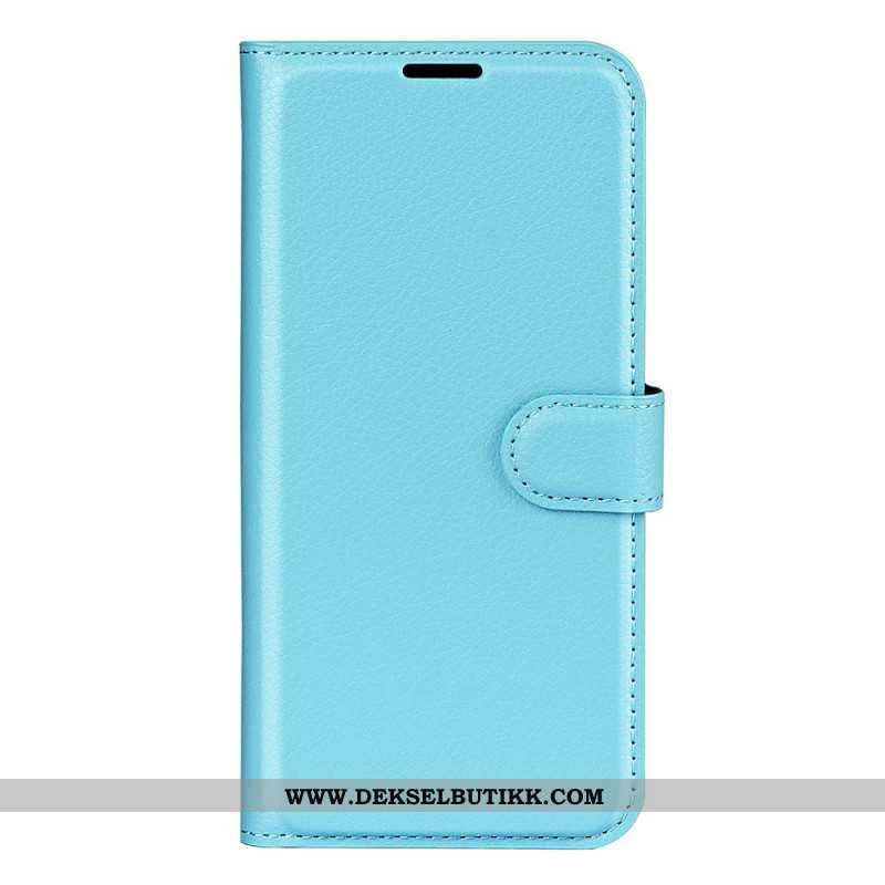 Folio Deksel Xiaomi 17 Pro Litchi-imitasjonsskinn Beskyttelse Deksel