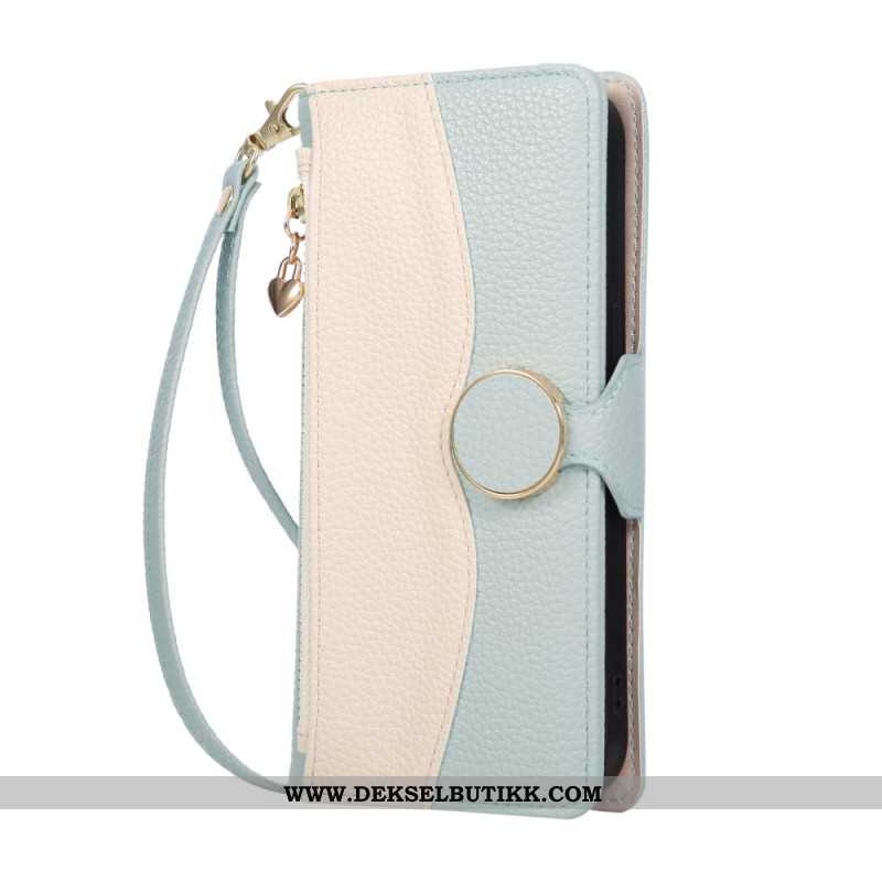 Folio Deksel Xiaomi 17 Pro Max Lommebok Med Glidelås Beskyttelse Deksel