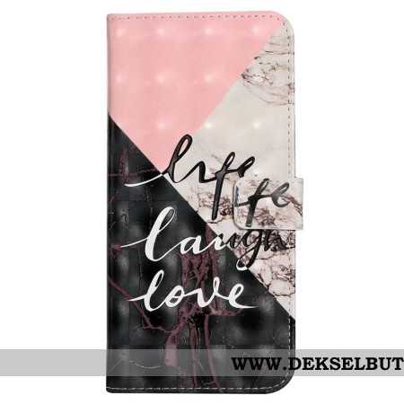 Folio Deksel Xiaomi 17 Pro Max Trefarget Marmor Beskyttelse Deksel