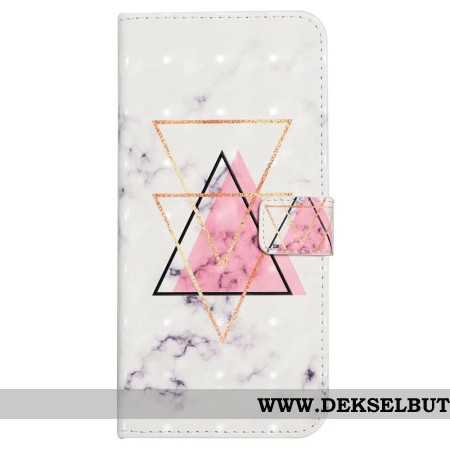 Folio Deksel Xiaomi 17 Pro Max Trekantet Marmor