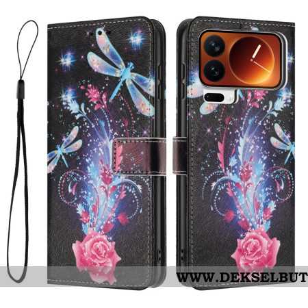 Folio Deksel Xiaomi 17 Pro Øyenstikkermønster