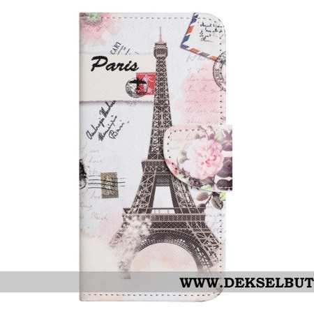 Folio Deksel Xiaomi Redmi Note 14 4g Eiffeltårnet Beskyttelse Deksel