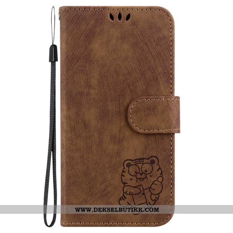 Folio Deksel Xiaomi Redmi Note 14 4g Katt Beskyttelse Deksel