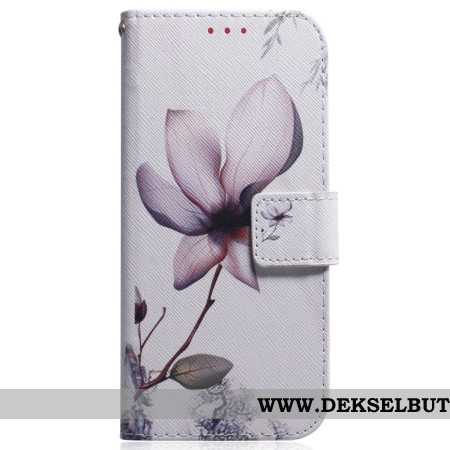 Folio Deksel Xiaomi Redmi Note 14 4g Rosa Blomst