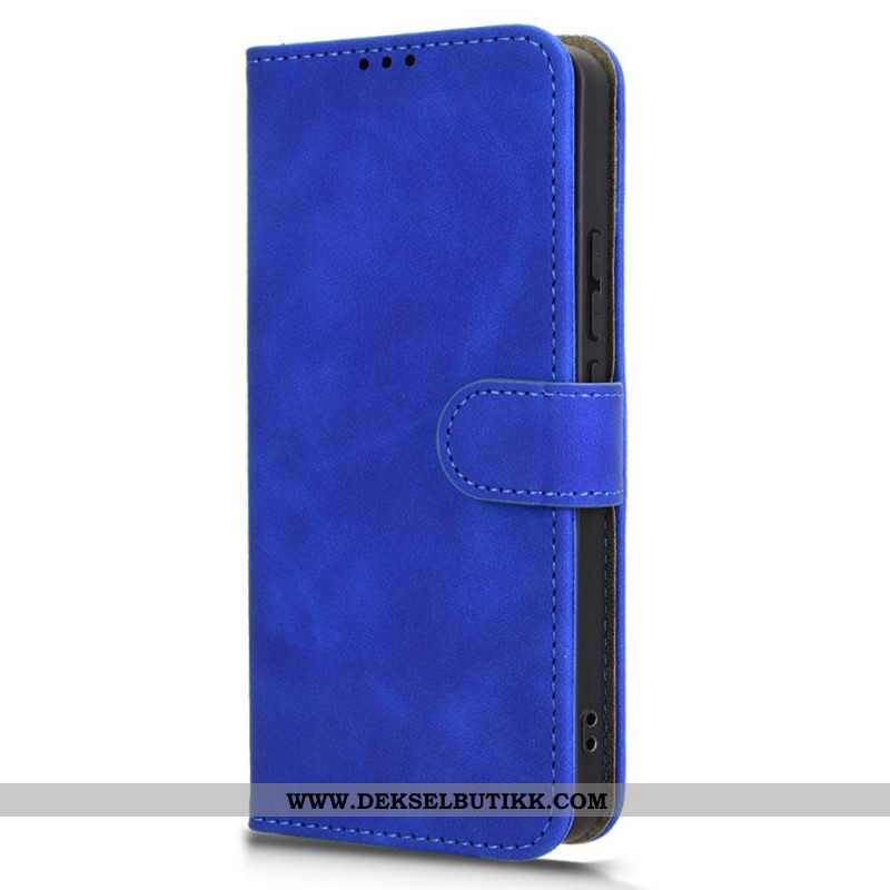 Folio Deksel Xiaomi Redmi Note 14 4g Semsket Skinnstil Beskyttelse Deksel